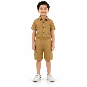 Little Explorer’s Toffee Tan Cargo Set
